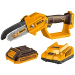 INGCO Akkus láncfűrész 127 mm 20 V (1 x 2,0 Ah akku + töltő)