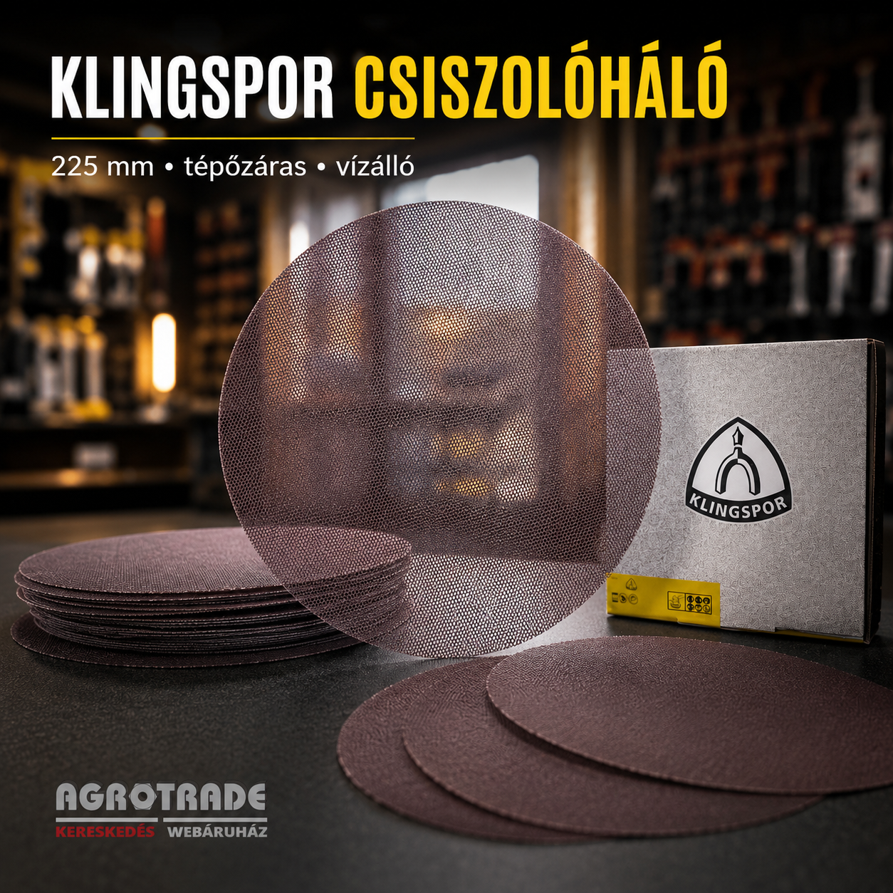 Klingspor csiszolóháló
