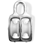 Kötélvezető csiga, kötélcsiga - 30 (D8) 2 görgővel