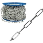 Szemeslánc HOSSZÚSZEMŰ - 5 mm DIN 5685/C (7,75kN-horganyzott)